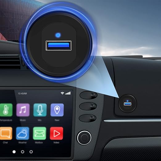 USB 3.0 Car Mount Flush Cable with LED Indicator Single Port, USB3.0 Male to Female Extension for Car Truck Boat Motorcycle Dashboard Panel 3ft