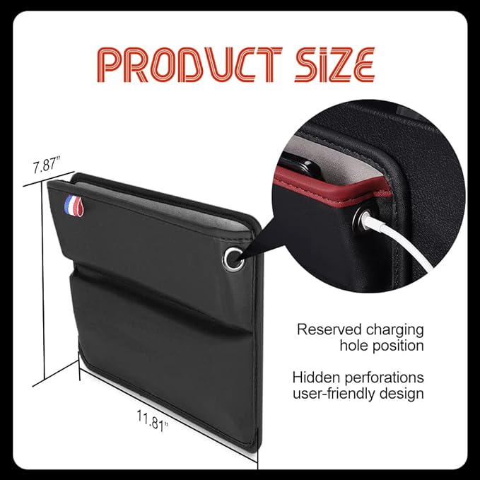 ASUBHA Car Seat Gap Filler Organizer, Car Seat Storage, Center Console Organizer with Card Slots, Automotive Interior Accessories in Between Cars Seat Catcher for Phone, Keys and Small Items