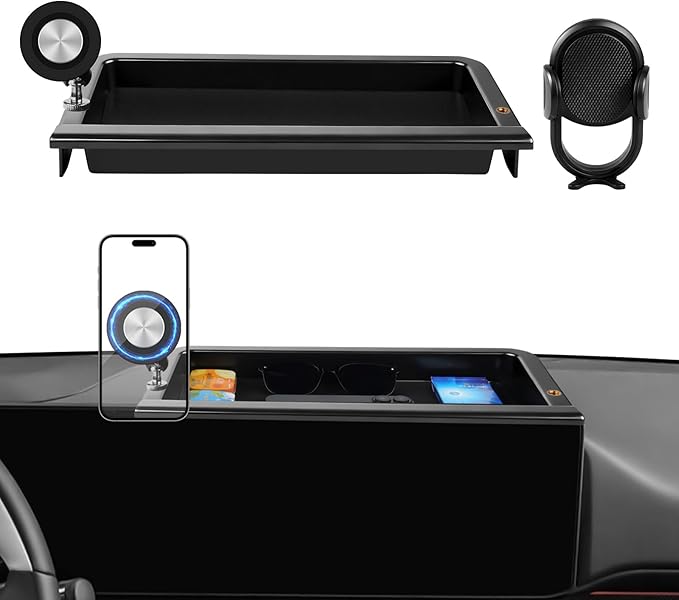Karltys Upgraded 360° Rotation Magnetic Phone Holder Organizer for Kia K4 2025 2026 Accessories, [Screen Organizer & Magnetic] Phone Mount for Kia K4