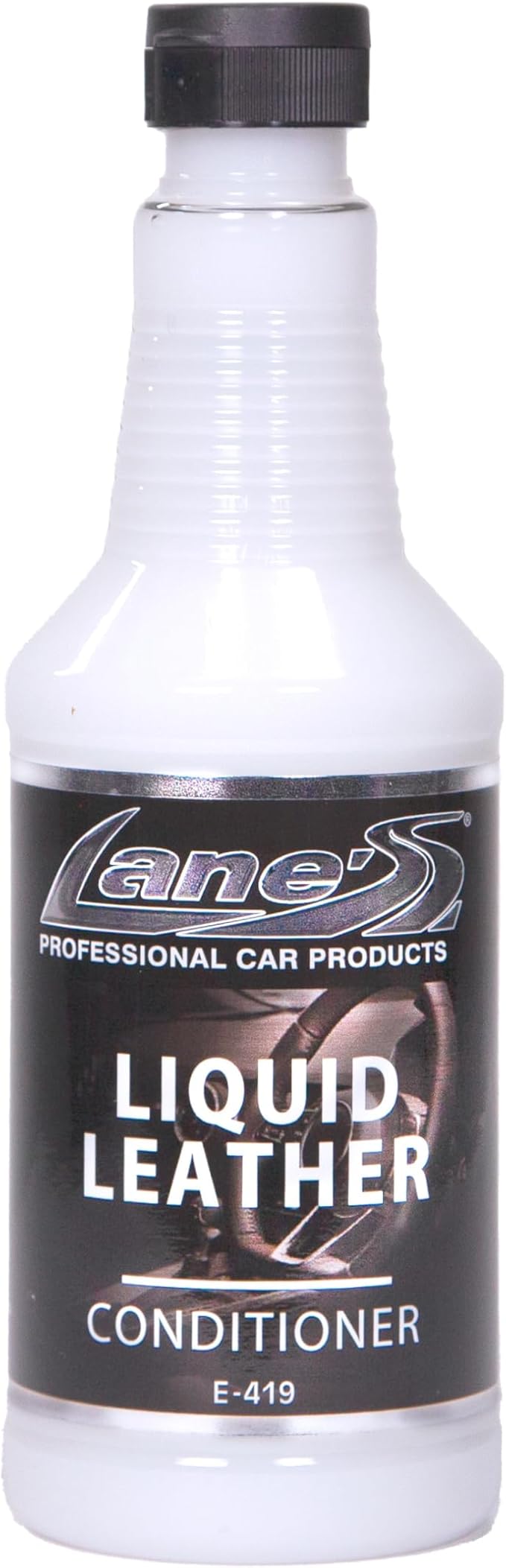 LANE'S Liquid Leather Conditioner- Car Leather Protection, Leather Conditioner- Softens Leather, Revives Flexibility, Prevents Fading and Cracking, Easy Application (16 OZ)