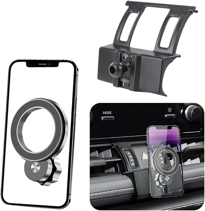 Car Magnetic Phone Mount for 2019-2025 Toyota RAV4 XLE Premium Adventure TRD Off-Road Limited & RAV4 Hybrid XSE Limited,RAV 4 Prime XSE Auto Accessories Best Cellphone Holder Cell Phones Stand