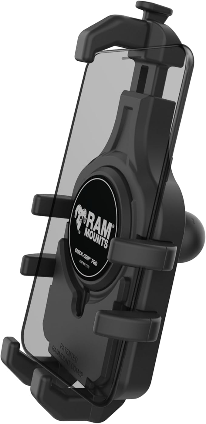 RAM MOUNTS Quick-Grip Pro Phone Holder with B-Size (1") Ball RAM-HOL-PD5BU