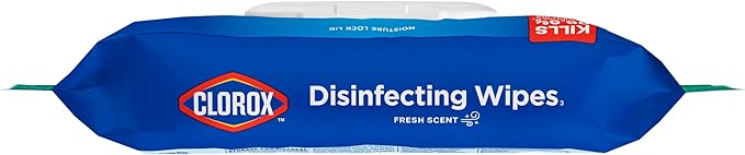 Clorox Disinfecting Wipes Flex Pack, Bleach Free, Fresh Scent, 75 Count (Pack May Vary)
