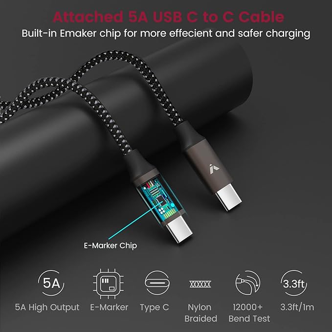 VELOGK Super Fast Type C Car Charger [73W Turbo], Fast Adaptive 55W 45W PPS/PD&QC3.0 USB C Car Adapter[Super Fast Charging 2.0]for Samsung S26/S25 Ultra/S24 Ultra/S23 Ultra/S22+/S21/S20, iPad Pro(Red)