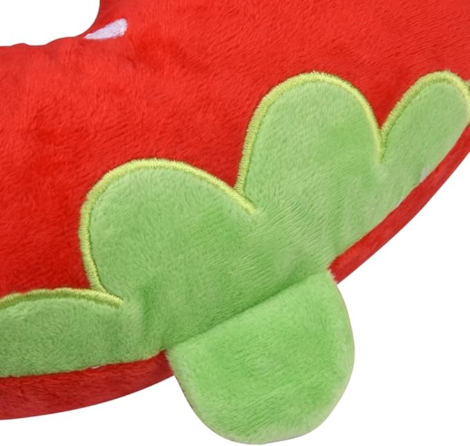 Travel Pillow for Kids, Cute Animal Neck Pillow Support U Shaped Cushion Plush Soft Rest Reading Pillows Sleeping Pillows for Airplane Train Car (Color:Strawberry)
