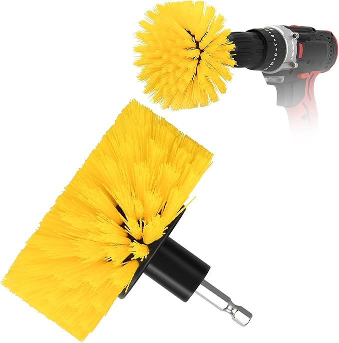 Drill Brush, Carpet Cleaning Brushes, for Floor, Grout, Car Mats, Tile, Bathroom, Carpet