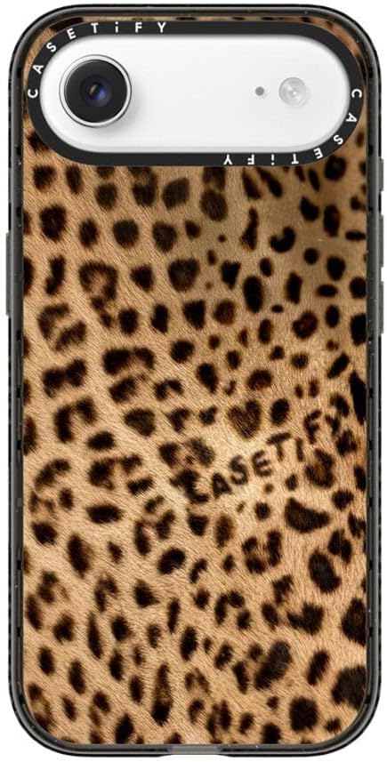 CASETiFY Impact iPhone Air Case [Slim/Compatible with Magsafe / 8.2 ft. 4X Military Grade Drop Protection] - Jaguar - Clear Black