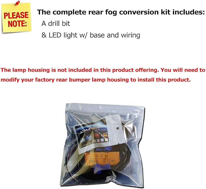 iJDMTOY Super Bright Brilliant Red LED Lighting Kit Compatible With 2014-2016 Scion tC Rear Fog Light Assy