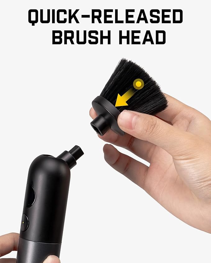 4 PCS Replacement Brush Heads for Fanttik Flip G10 Nano HomeCare & AutoCare Cordless Electric Spin Scrubber, Accessories for Steering Wheel, Door Handles & Frames, seat Belts