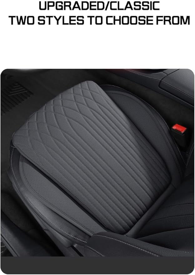 Car Seat Cushion Fit for BMW Accessories Front and Rear Seat Pad for Car Driver Seat Office Chair Black(1PC)