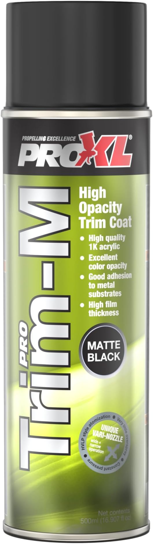 ProXL ProTrim Matt Trim Coating Aerosol - 500 ml | Restores & Renews Exterior Plastic Trim | Smooth Matt Black Finish | Fast Drying & Durable | Ideal for Bumpers, Grilles, Side Mirrors & More