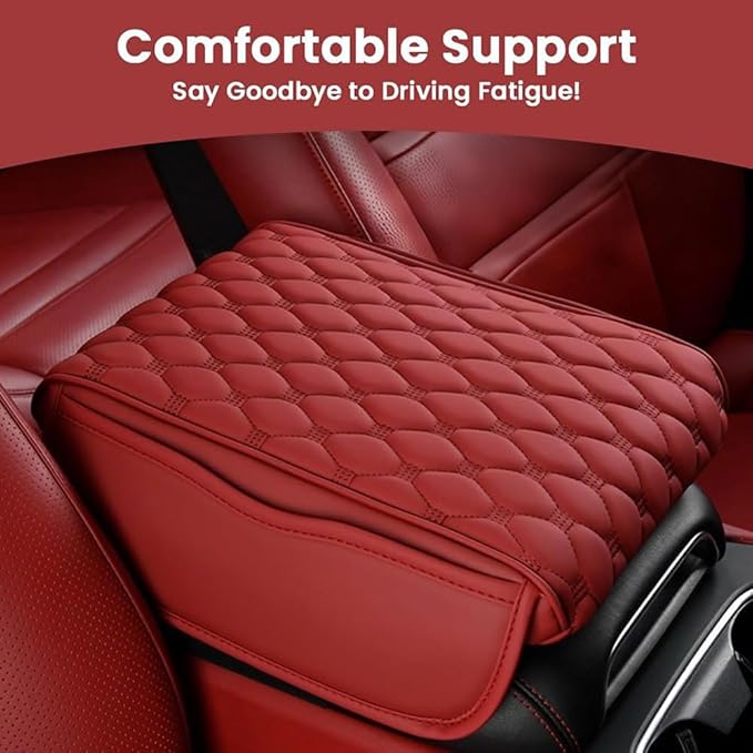 Car Center Console Cover for Acura RDX 2007-2019 2020 2021 2022 2023 2024 2025,Arm Rest Lid Cushion Protector Multifunctional Armrest Cushion Pad Interior Accessories,Black