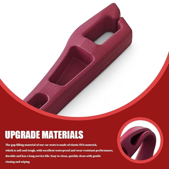 2PCS No Drop Seat Guard, Car Seat Gap Filler, Multi-Function Car Side Gap Filler for Prevent Items Falling, Universal Auto Blocker Between Seats Auto Organizer Accessories for Most Cars