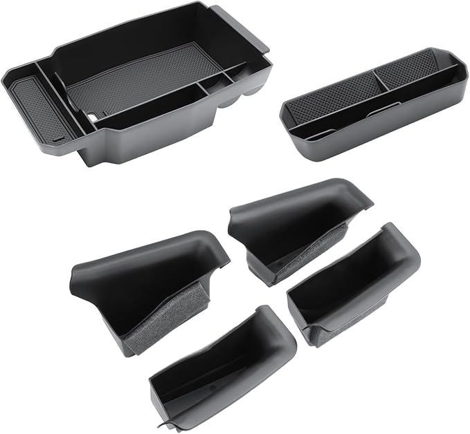 LFOTPP for Mazda CX-50 Center Console Organizer - 2023 2024 2025 2026 Mazda CX-50 Middle Armrest Storage Tray Insert, OEM Fit, Non-Slip Waterproof 6PCS Mazda CX-50 Hybrid Interior Accessories