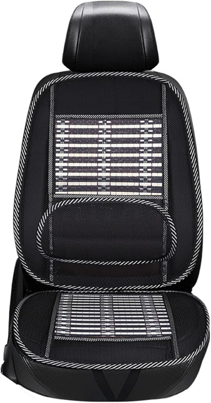 Cooling Car Seat Cushion, Breathable Refreshing Lumbar Support and Neck Pillow with Enhanced Comfort, for All Car Year Round