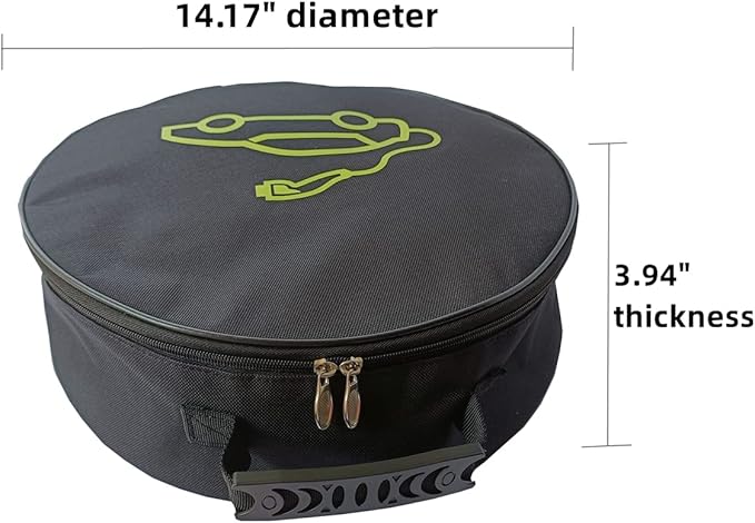 EV Cable Bags, Storage & Organizer for Cables, Cords, and Hoses, Portable EV Chargers Cable Storage Bags, Electric Car Charger Case for EV Cable