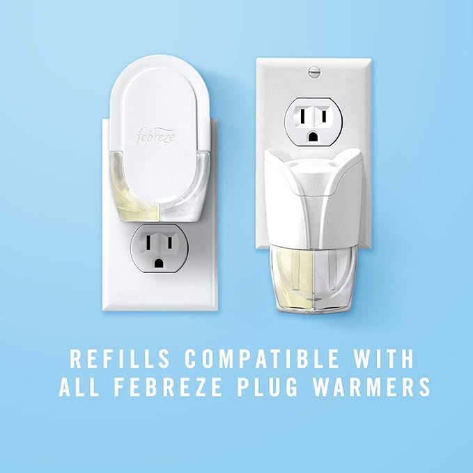 Febreze Odor-Eliminating Fade Defy PLUG Air Freshener Refill, Bora Bora, (2) .87 fl. oz. Oil Refills