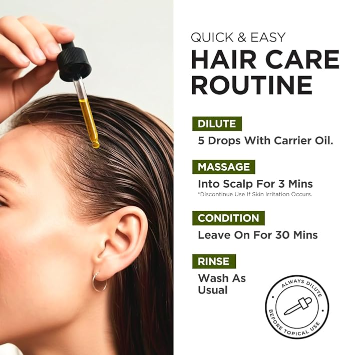 100% Pure Rosemary Essential Oil - 4 Fl Oz - Rosemary Oil for Hair, Skin, Diffuser, Aromatherapy & DIY Candle Making Scent