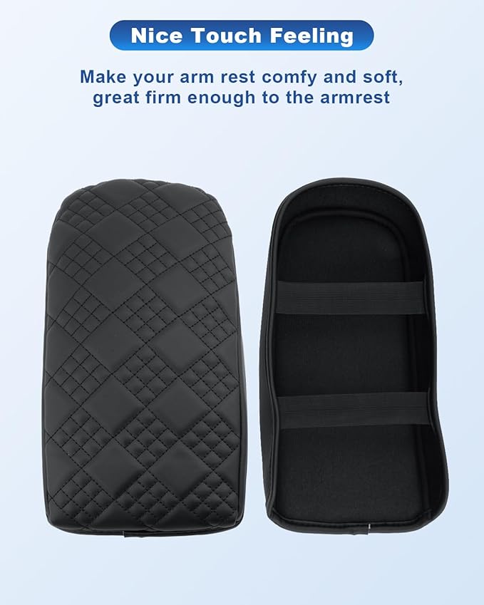 CDEFG for 2025 2026 Volvo XC40 Center Console Cover for 2019-2025 2026 Volvo XC40 Accessories Armrest Cover Middle Console Pad Arm Rest Leather Cover