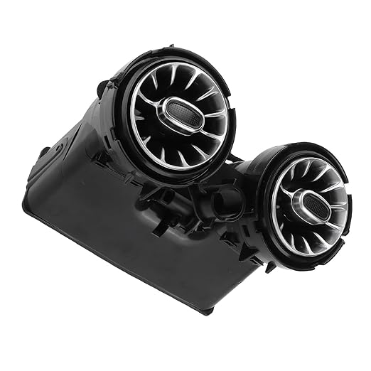 Rear LED Turbine Air Vent Kit, 64 Color Ambient Lighting, Ideal Cooling System Upgrade Replacement, 2019 2021 GLC C Class X253 W205 Fit