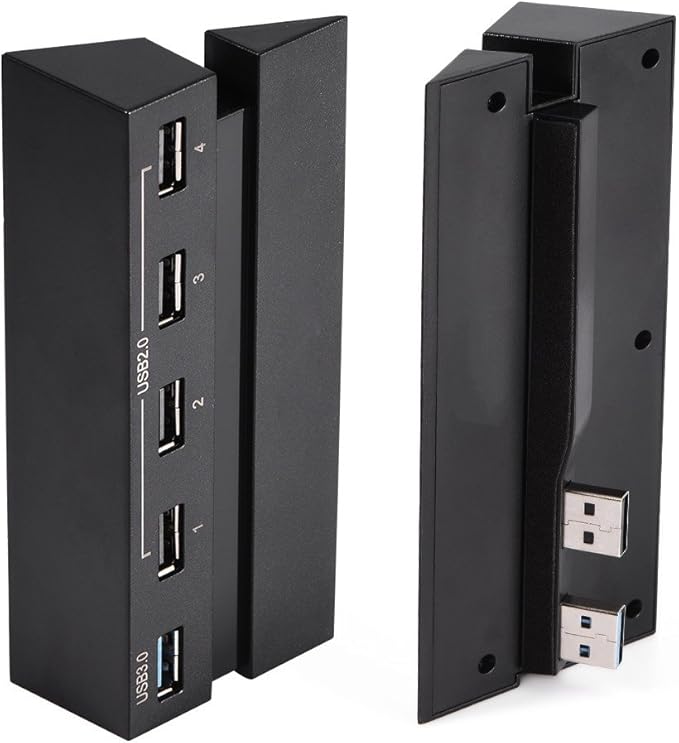 V BESTLIFE USB Hub, High Speed 5-Port USB Hub 2.0 & 3.0 Expansion Hub Game Console Controller Adapter