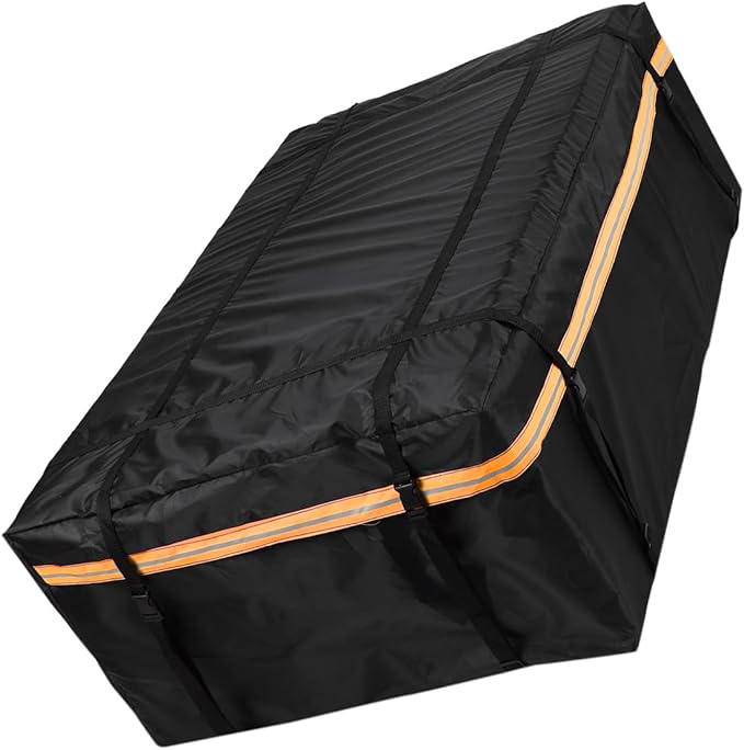 Large Capacity Water Proof Rooftop Cargo Bag, 425L 486L Universal Fit for Vehicles with or Without Roof Racks Foldable (M)