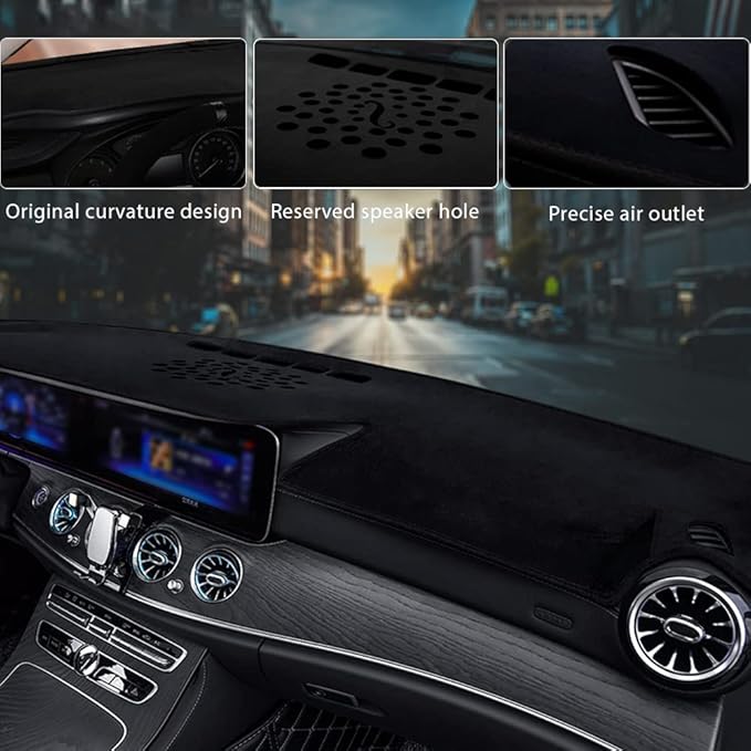 Flannel Dashboard Dash Cover Nonslip Car Dash Board Mat Compatible with Lexus ES ES300 ES330 ES350 ES300h 2019 2020 XZ10