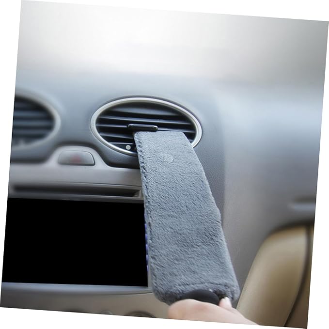 PRETYZOOM 4pcs Car Vent Cleaning Brush Soft Tool for Automotive Air Conditioner Outlets Ergonomic Handle for Easy Use Portable Detail Brush for Car Interior Cleaning