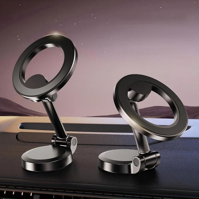 for MagSafe Car Mount [360° Rotation & 2800gf Magnetic], Magnetic Phone Holder for Car Dashboard/Tesla Screen, Folding Magnetic Car Mount for iPhone 16 15 14 13 12 Pro Max & All Phones