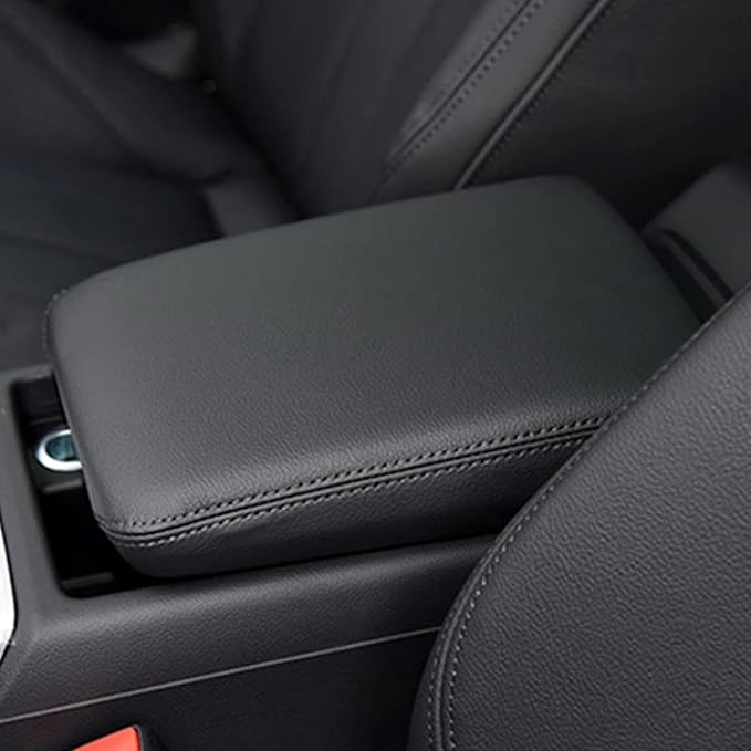 Car Console Covers,Fit for Audi A4 B9 2017-2022, Center Console Cover, Armrest Cover for Car, Non-Slip Car Armrest Cushion Pad, Black