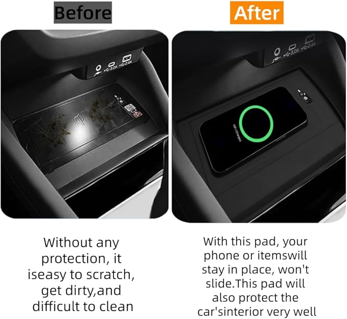 for Subaru Forester Wireless Charging Mat for 2025 2026 Premium/Sport/Limited/Touring Center Console Insert Charging Mat Subaru Forester Accessories