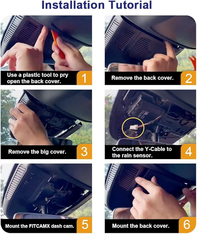 Fitcamx 4K Dash Cam for 2020-2026 Mercedes-Benz GLE GLS (Model C) V167 X167, OEM Factory Look, UHD 2160P Video, Built-in WiFi & APP, Gravity Sensor, Loop Recording, Easy to Use, 64GB Card