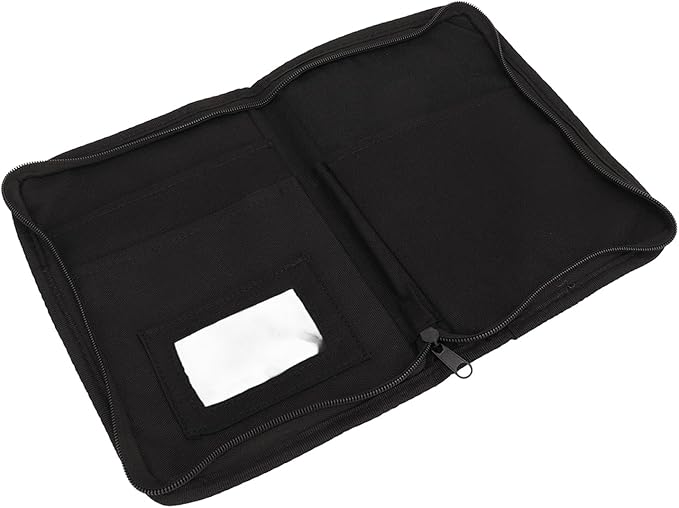 Car Document Holder, Car Glove Compartment Organizer 6 Pockets Multifunctional Zipped Design Portable Car Document Holder Universal for Car