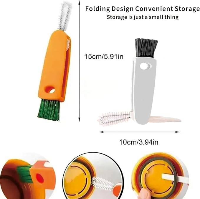 18Pcs Crevice Gap Cleaning Brush,Door Window Track Groove Corner Crevice Cleaning Brushes for Cleaning Window Grooves, Bathroom, Toilet Corner, Kitchen, Faucet, Sink(18PCS)