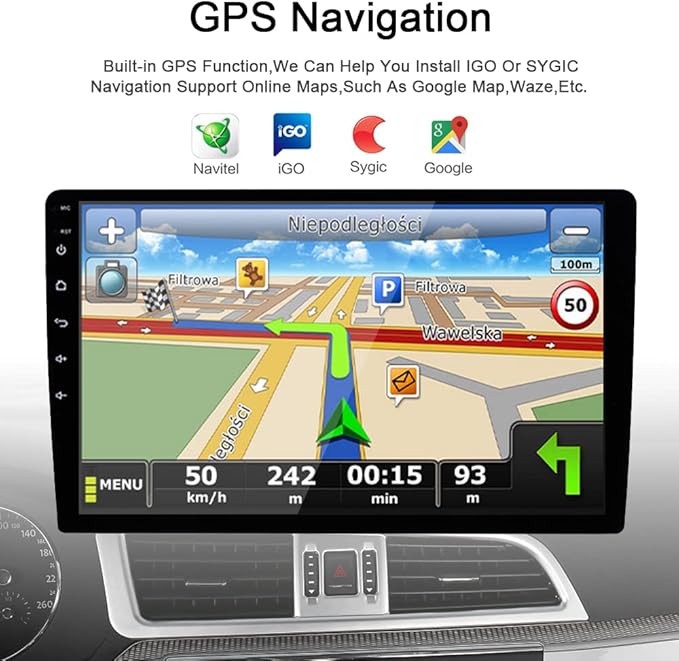 for Honda Fit Jazz Radio 2004-2007 Android 13 Car Stereo, 8” IPS Touch Screen GPS Navigation for Car Head Unit Built-in DSP Wireless/Wired Carplay Android Auto with Free Rear Camera (4GB RAM+64GB ROM)