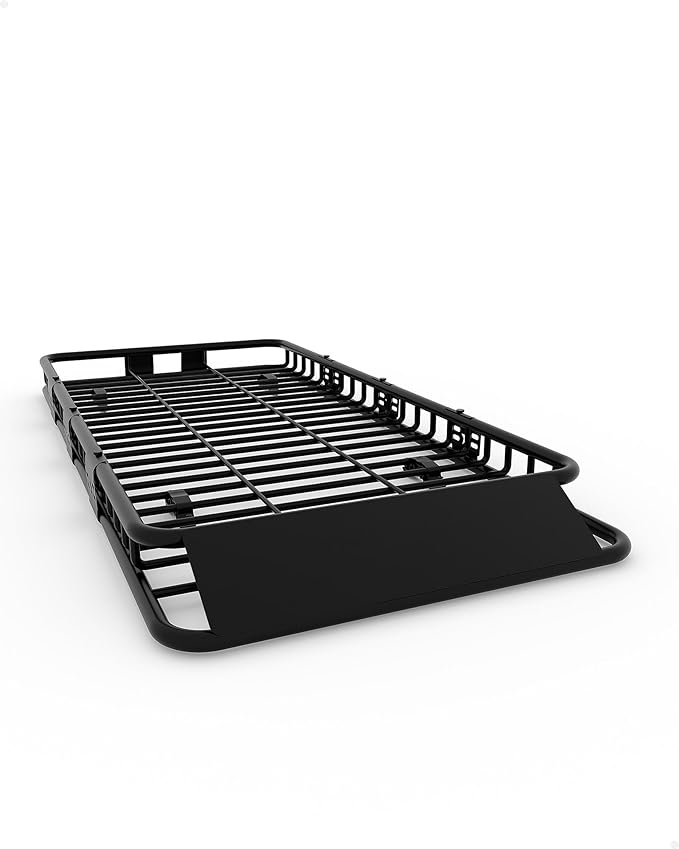Garvee Universal Roof Rack Cargo Carrier Basket, 200 Lbs Capacity Rooftop Cargo Rack, Car Top Luggage Holder Basket Heavy Duty for SUVs, Trucks, Vehicles