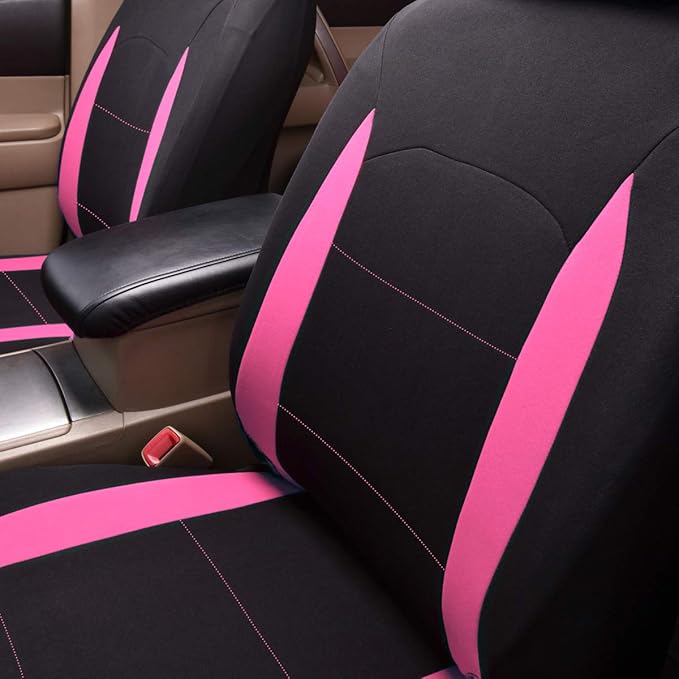 Flying Banner Car Seat Covers Front Seats Rear Bench Polyester car seat Protectors Easy installations Rear Bench Split Classic Man Lady Truck