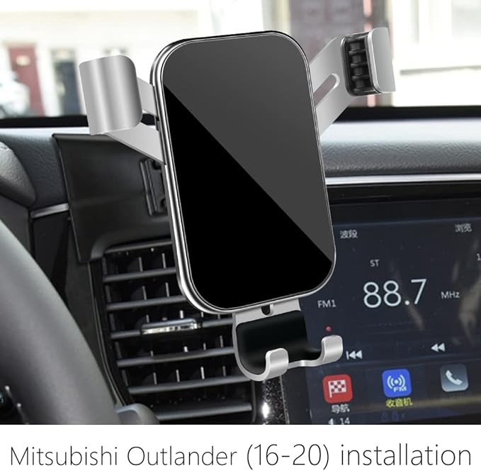 Car Phone Holder for Mitsubishi Outlander 2014-2021 and Mitsubishi Outlander PHEV 2018-2022 Auto Interior Accessories Best Cell Phones Mount Cellphone Mobile Cradle Charging Navigation Bracket