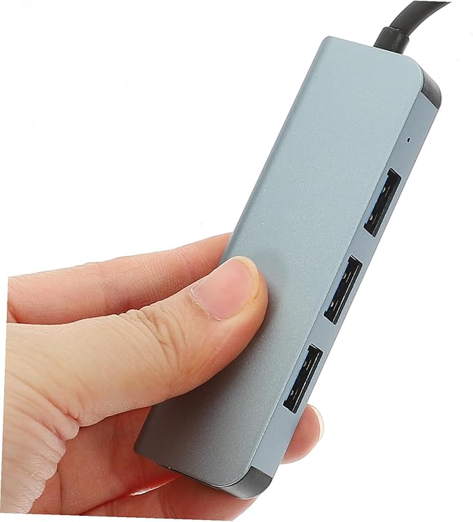 BESPORTBLE USB Hub USB Port Expander for Laptop High-Speed Data Transfer for Keyboard Charger Mouse Webcam Plug and Play Compact Design