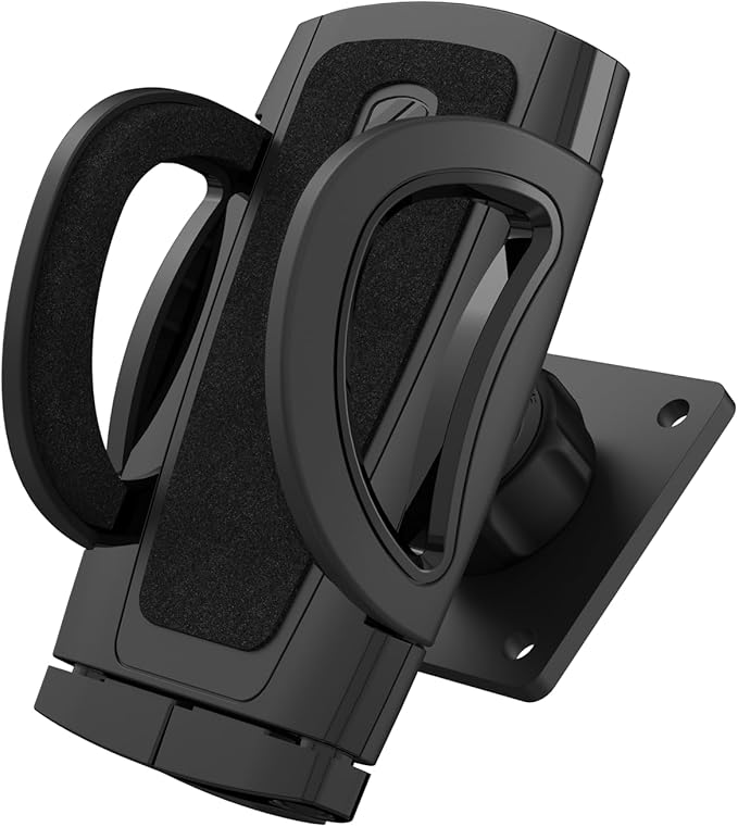 Scosche Non-Magnetic Universal Car Cell Phone Holder with AMPS Mounting Plate for ProClip Vehicle Specific Mount Bases, Mobile Stand Compatible with iPhone, Samsung, Android