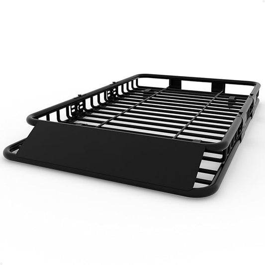 Garvee Universal Roof Rack Cargo Carrier Basket, 200 Lbs Capacity Rooftop Cargo Rack, Car Top Luggage Holder Basket Heavy Duty for SUVs, Trucks, Vehicles