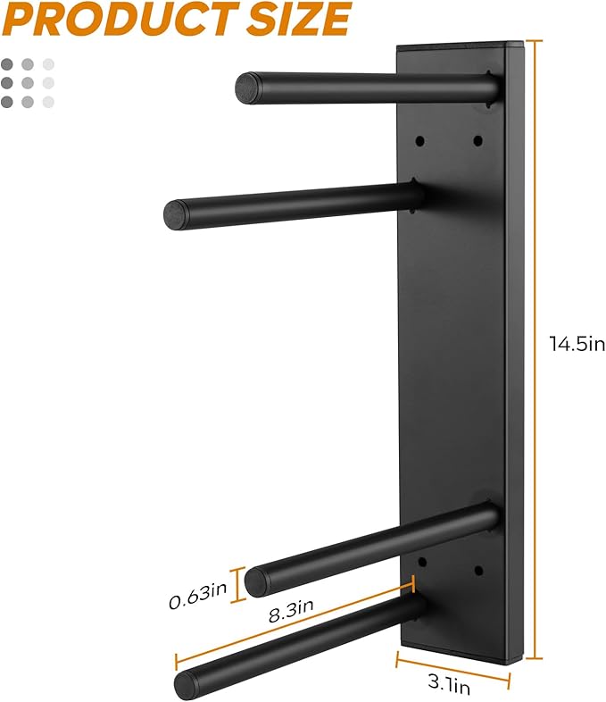Scooter Wall Mount - Storage Rack for Garage 2pcs Scooter Hanger Holder for Adult/Toddler/Kids/Trick
