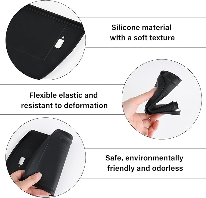1pcs 8.97 * 5.7in Wireless Charging Pad,Compatible with 2025 Subaru Forester Interior Accessories,Flexible Charging Mat for Center Console Anti-Slip Wireless Car Silicone Mat