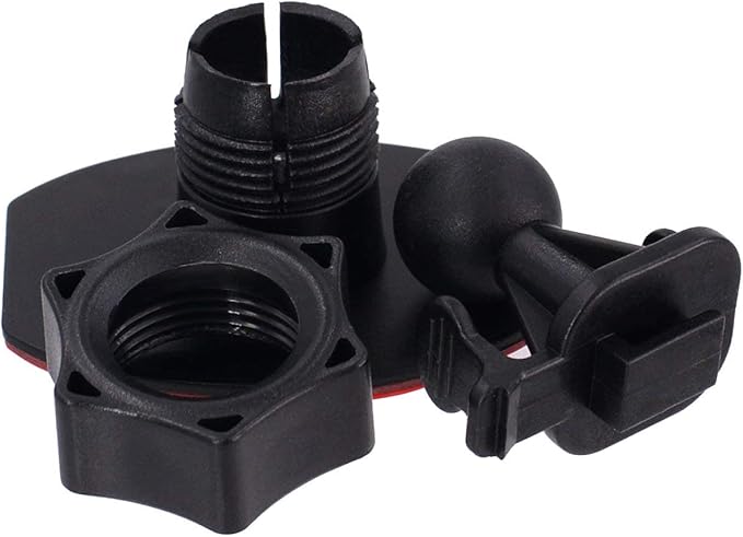 CH02B Car Dash Camera Mount Holder for 3M Double-Sided Adhesive Base -Driving Video Recorder Windshield/Dashboard Mount Holder for Yi/Apeman/DOD/HP Car DVR Camera GPS Phone Permanent Mount
