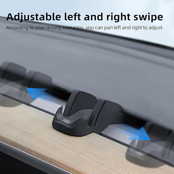 Dashboard Phone Mount for Tesla Model 3 Y Car Cell Phone Holder Silicone Non-Slip Phone Stand Compatible with All Smartphones (for 24-25 Model 3 Highland & 25 Model Y Juniper)