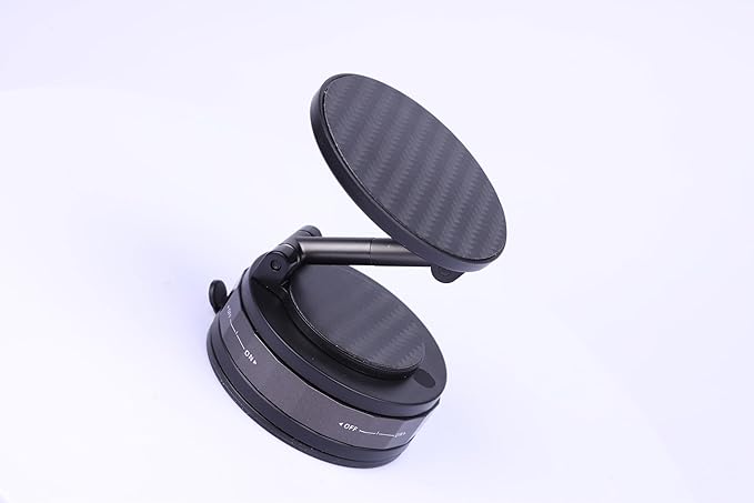 Car Phone Holder Magnetic, 360 Adjustable Car Mount with Strong Suction Cup for Magsafe iPhones Cell Phones - Hands-Free (Medium)