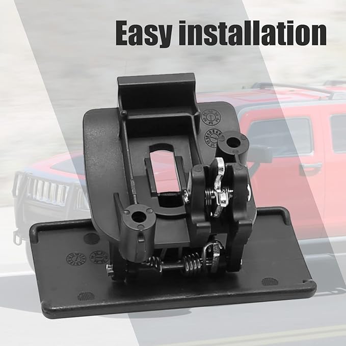 Glove Box Latch Replaces 10391625 Compatible with Chevy Colorado GMC Canyon 2004-2012 Compatible with Hummer H3 2006-2010 Front Glove Box Door Lock Opening Handle (Black)