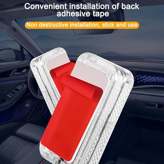 Car Interior LED Lights, 8 in 1 4PCS Vehicle Ambient Lamp Integrated with Music Mode & APP Control, Automotive Decor Atmosphere Lighting Accessories, Universal for SUV, Truck, RV