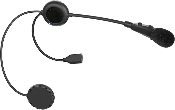 Sena 3S Plus Boom Motorcycle Bluetooth Headset, Black