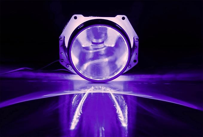 iJDMTOY Purple/Violet 15-SMD LED Accent Ambient Lighting Kit Compatible with Car Motorcycle Projector Lens Demon Eye Retrofit